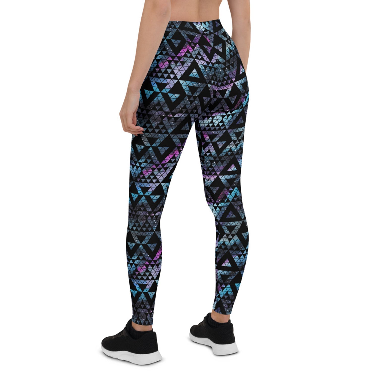 Geometric Galaxy Leggings for Women - Anna's Shop