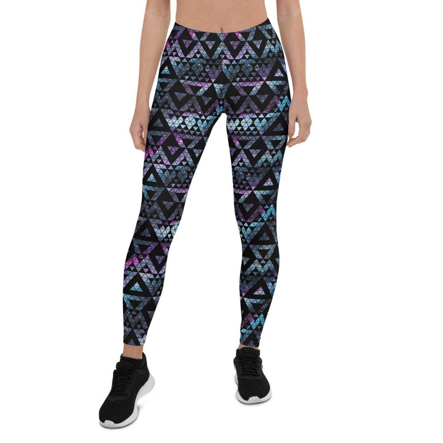 Geometric Galaxy Leggings for Women - Anna's Shop