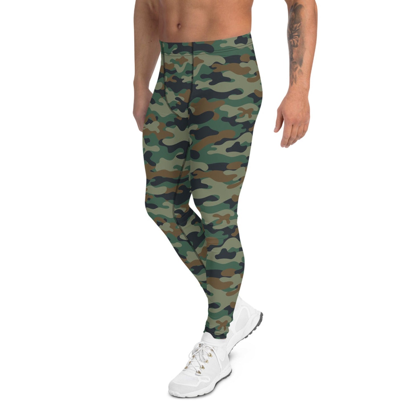 Green Camo Leggings for Men - Anna's Shop