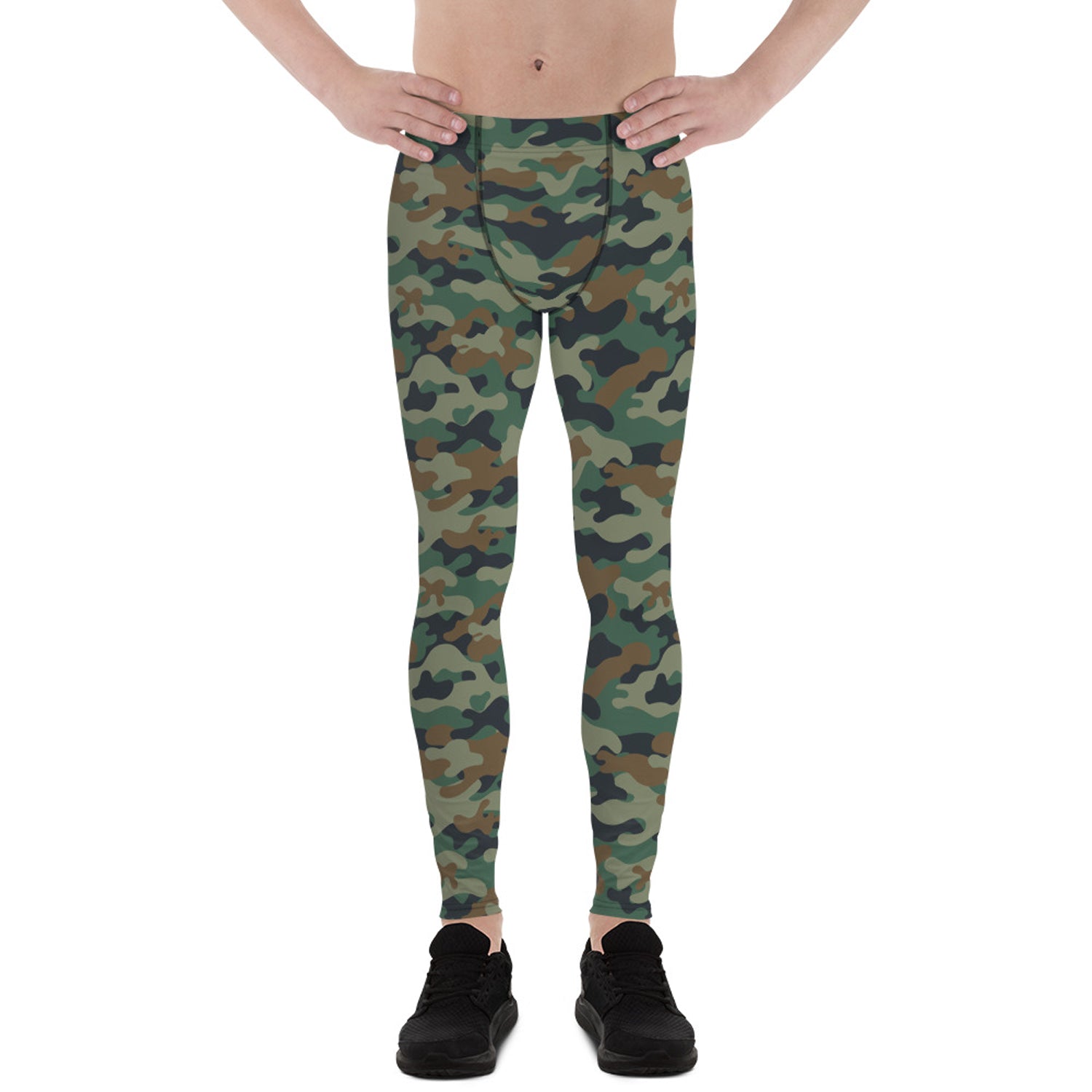 Green Camo Leggings for Men - Anna's Shop