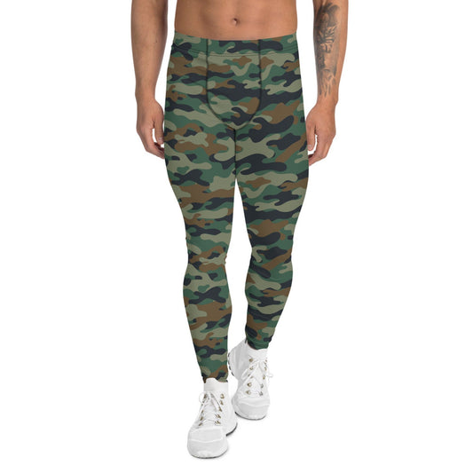 Green Camo Leggings for Men - Anna's Shop