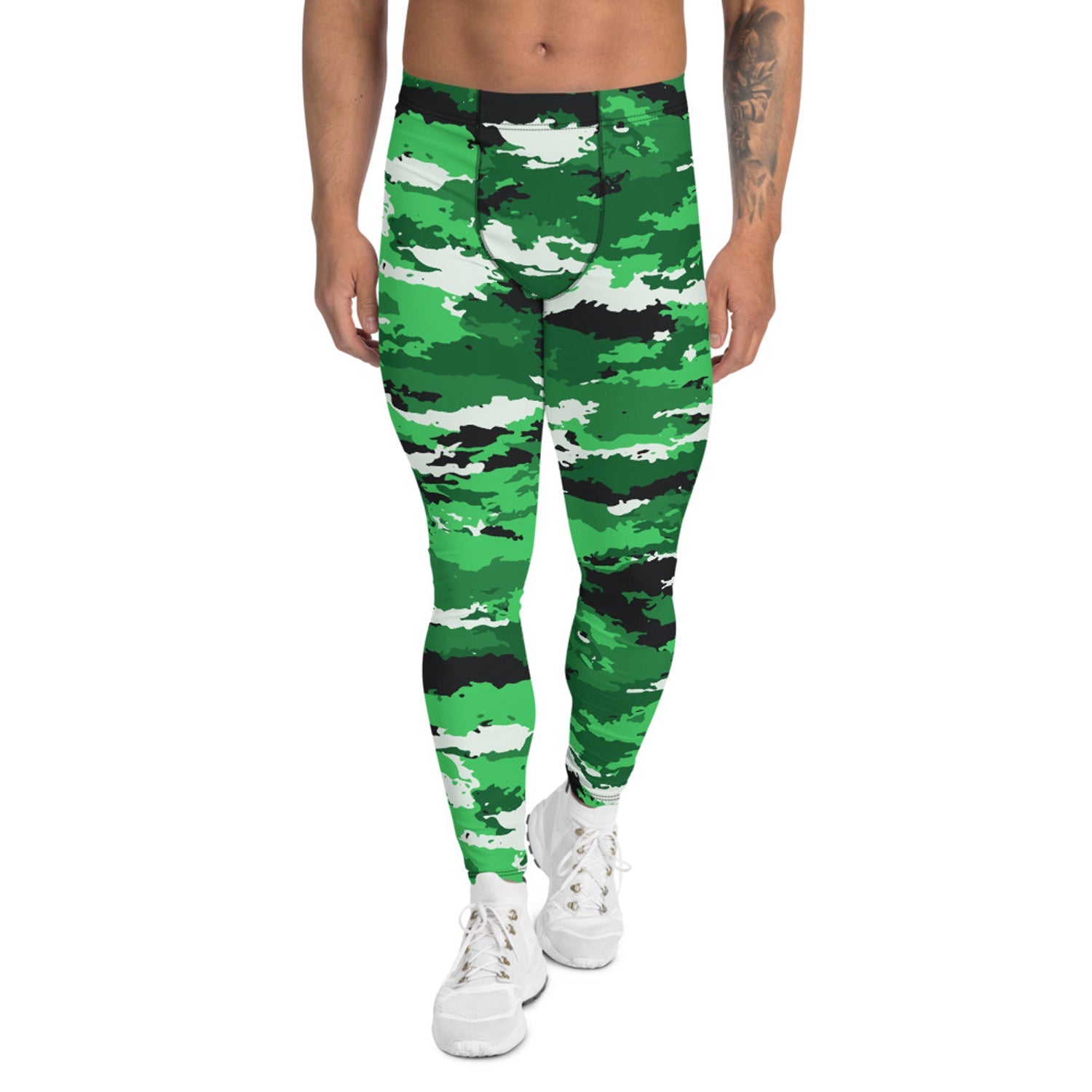 Green Camo Leggings for Men - Anna's Shop