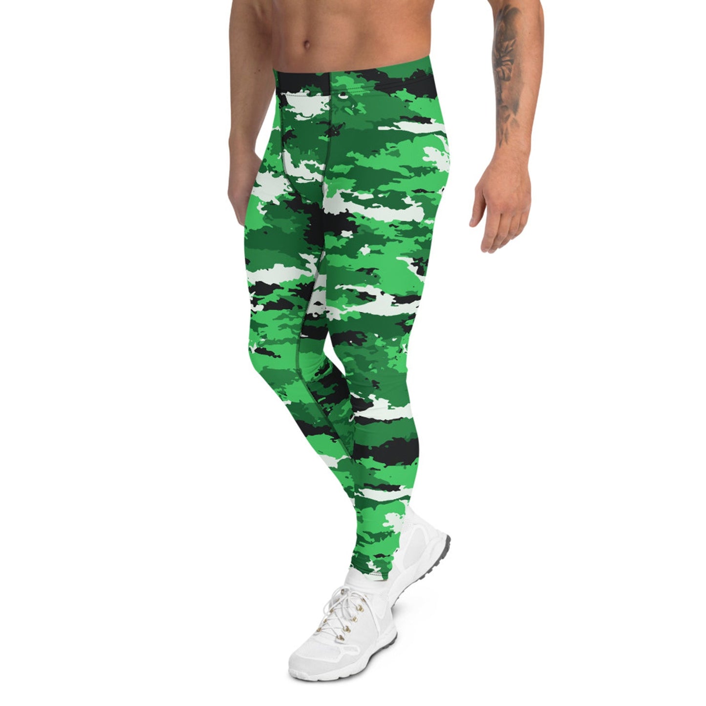 Green Camo Leggings for Men - Anna's Shop