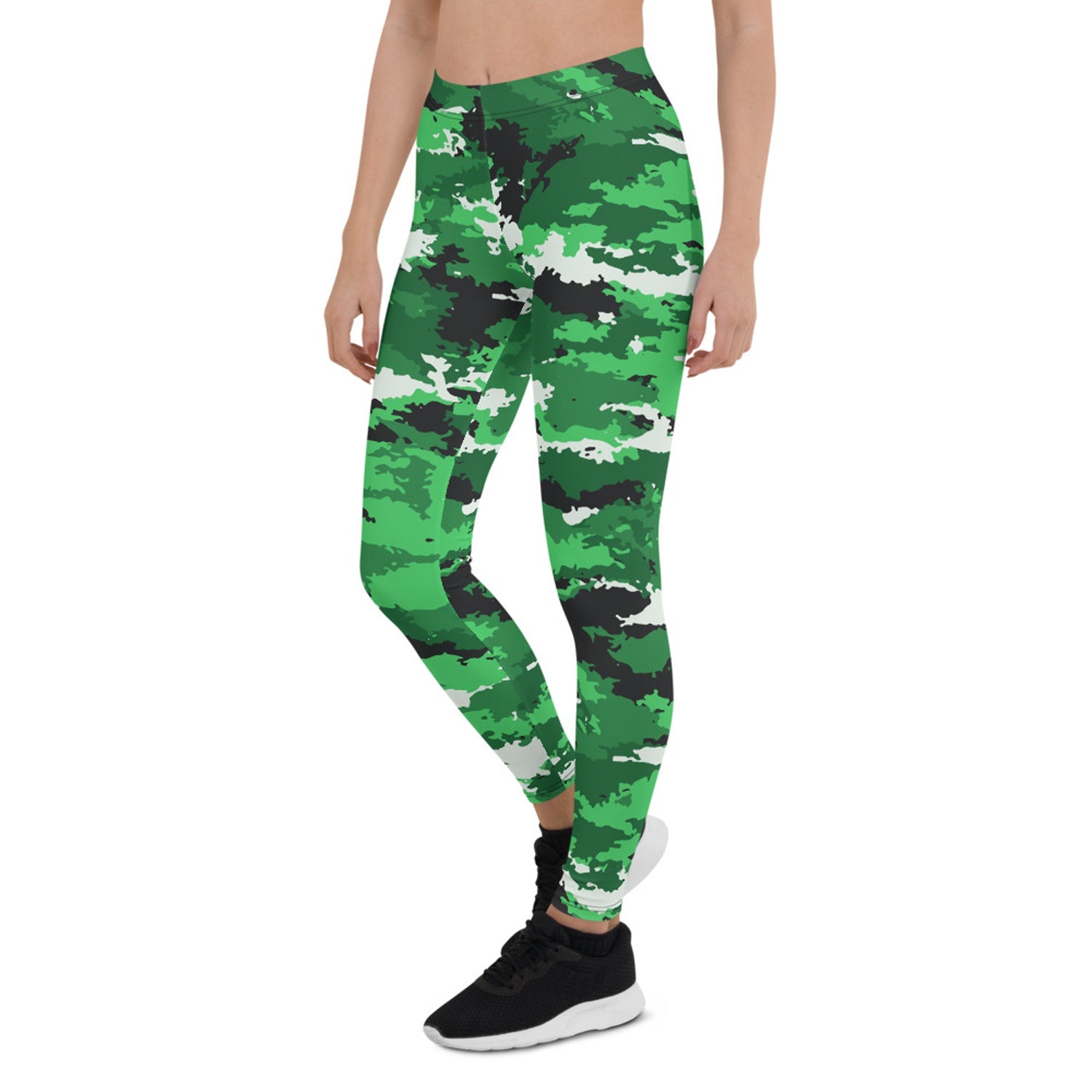 Green Camo Leggings for Women - Anna's Shop