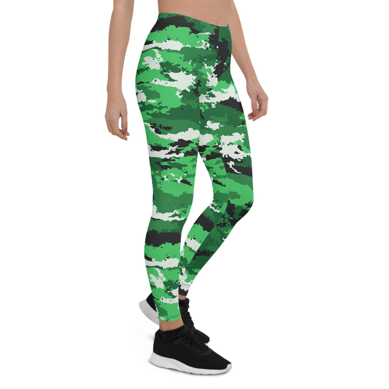 Green Camo Leggings for Women - Anna's Shop