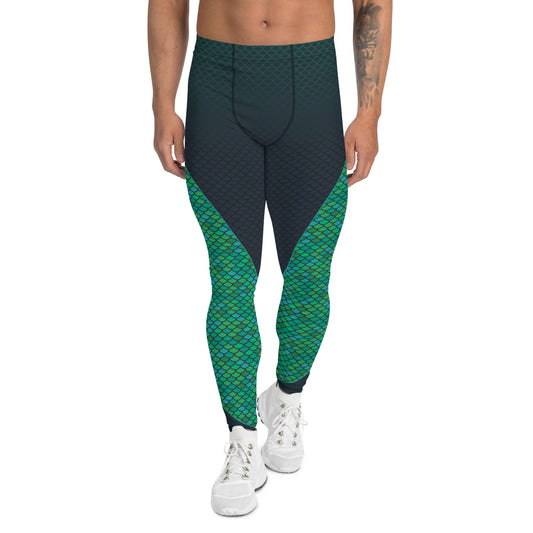 Green Mermaid Leggings for Men - Anna's Shop