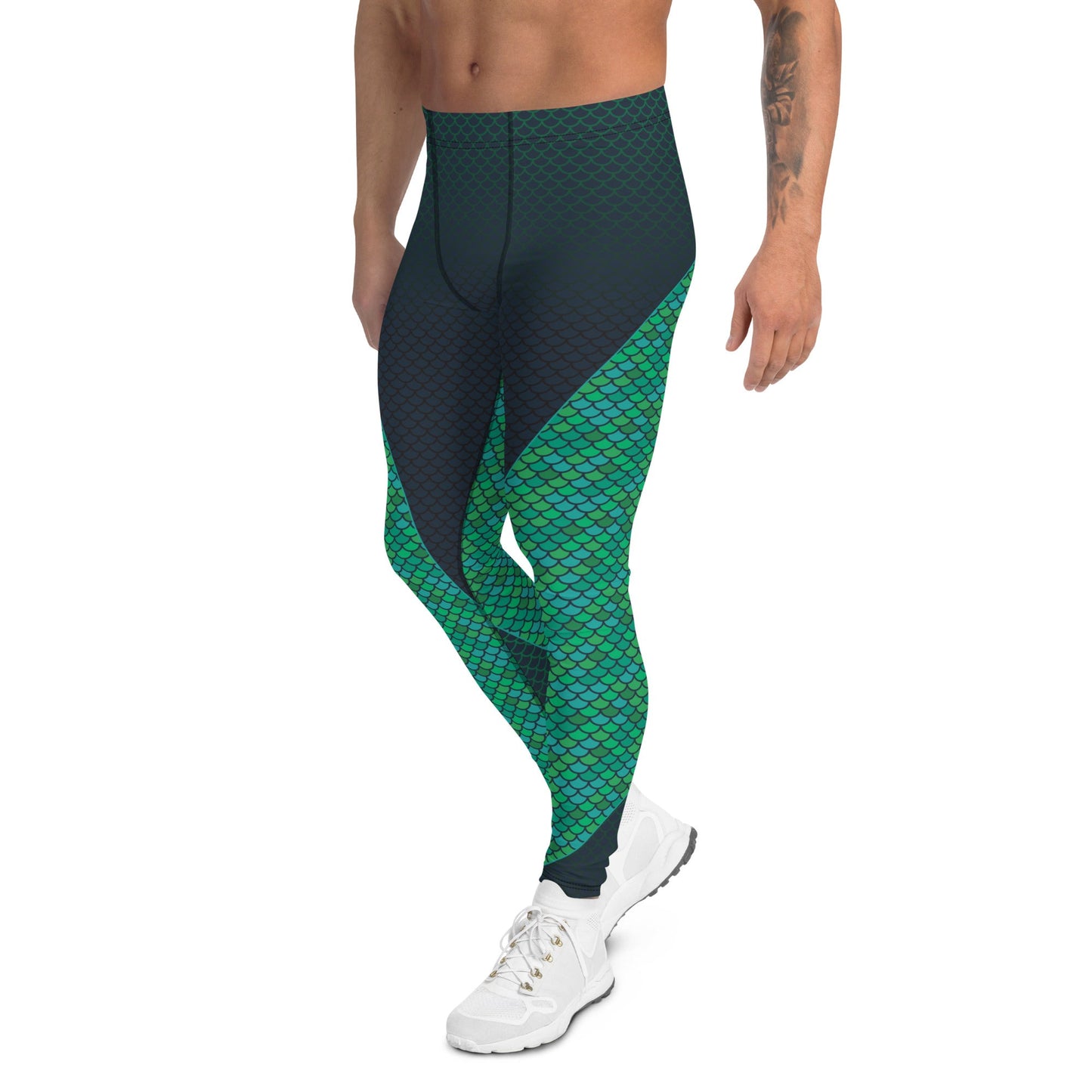 Green Mermaid Leggings for Men - Anna's Shop