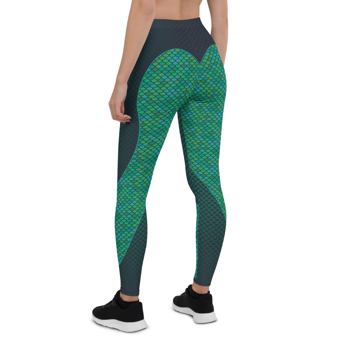 Green Mermaid Leggings for Women - Anna's Shop