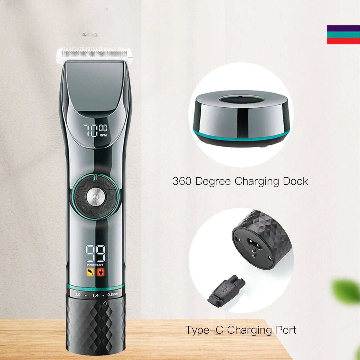 Hair Cutting Machine Adjustable Hair Trimmer Cordless Clipper Electric - Anna's Shop