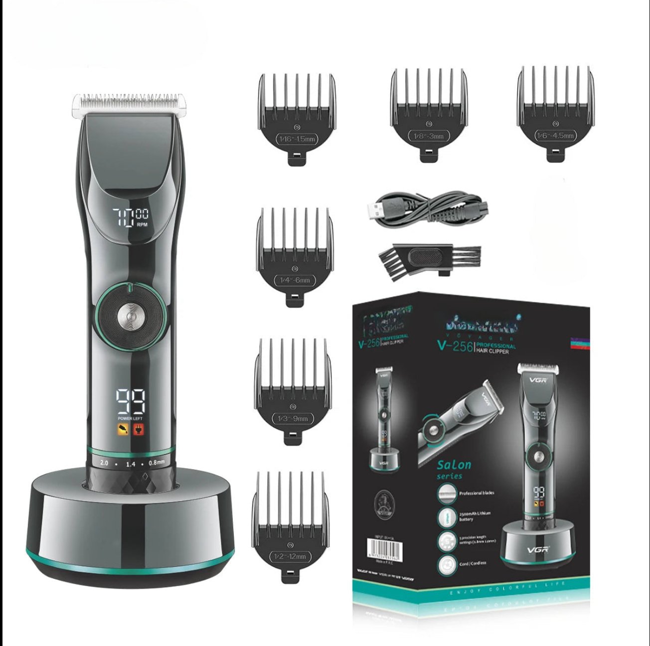 Hair Cutting Machine Adjustable Hair Trimmer Cordless Clipper Electric - Anna's Shop