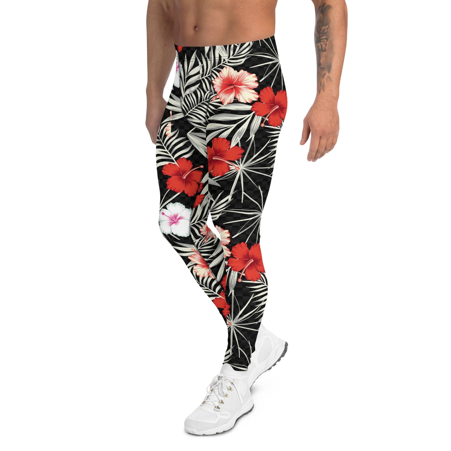 Hawaii Hibiscus Leggings for Men - Anna's Shop