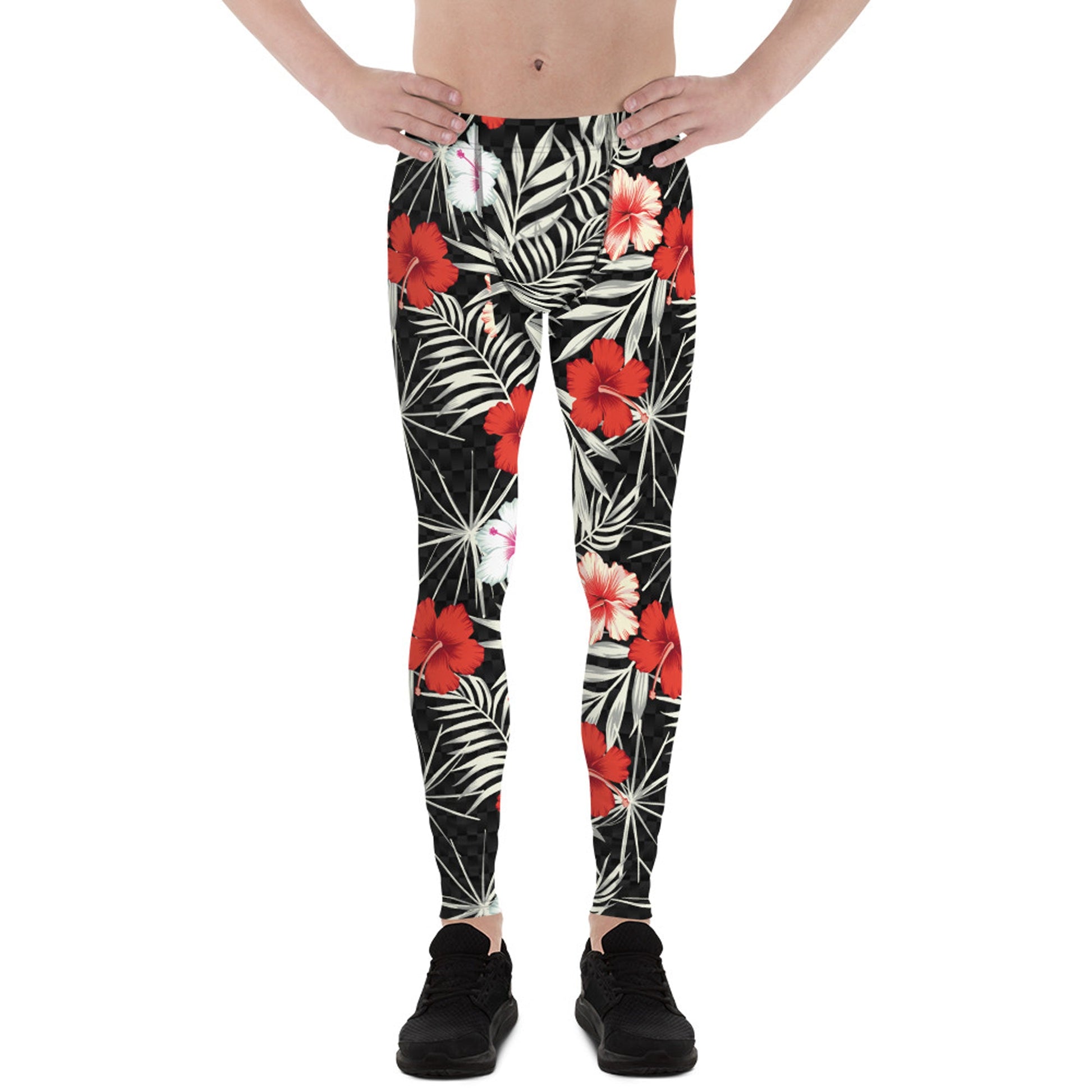 Hawaii Hibiscus Leggings for Men - Anna's Shop