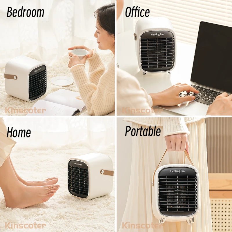 Home Electric Space Heater 800W Portable Silent Warmer Fan PTC Ceramic - Anna's Shop