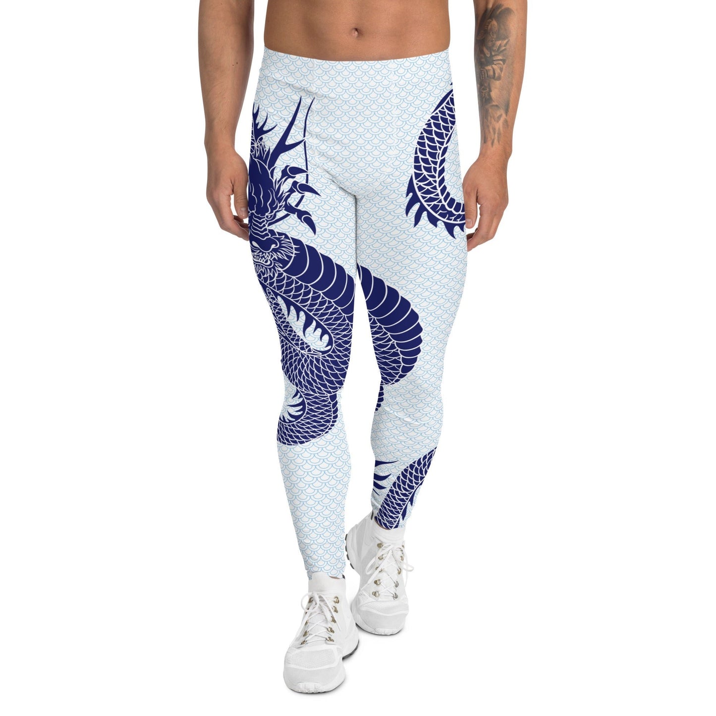 Japanese Dragon Leggings for Men - Anna's Shop