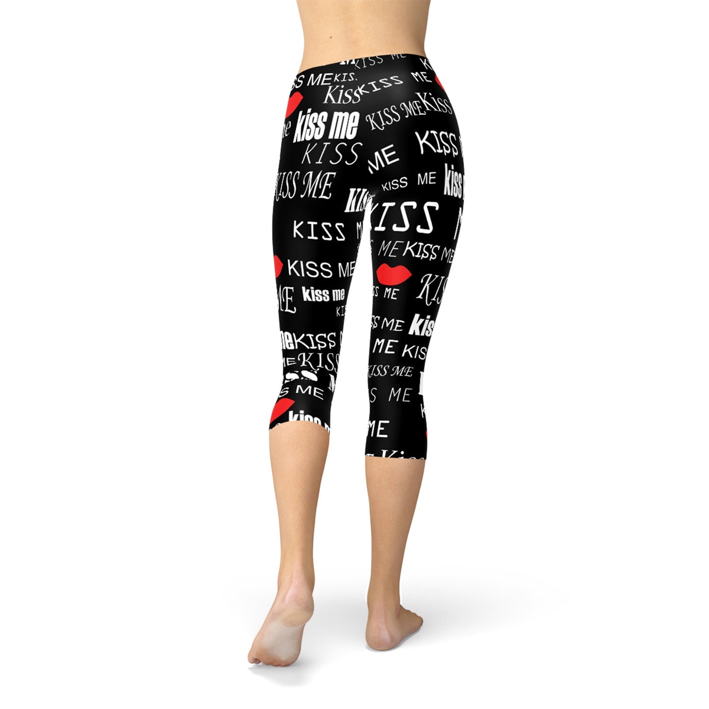 Kiss Me Black Capri Leggings - Anna's Shop