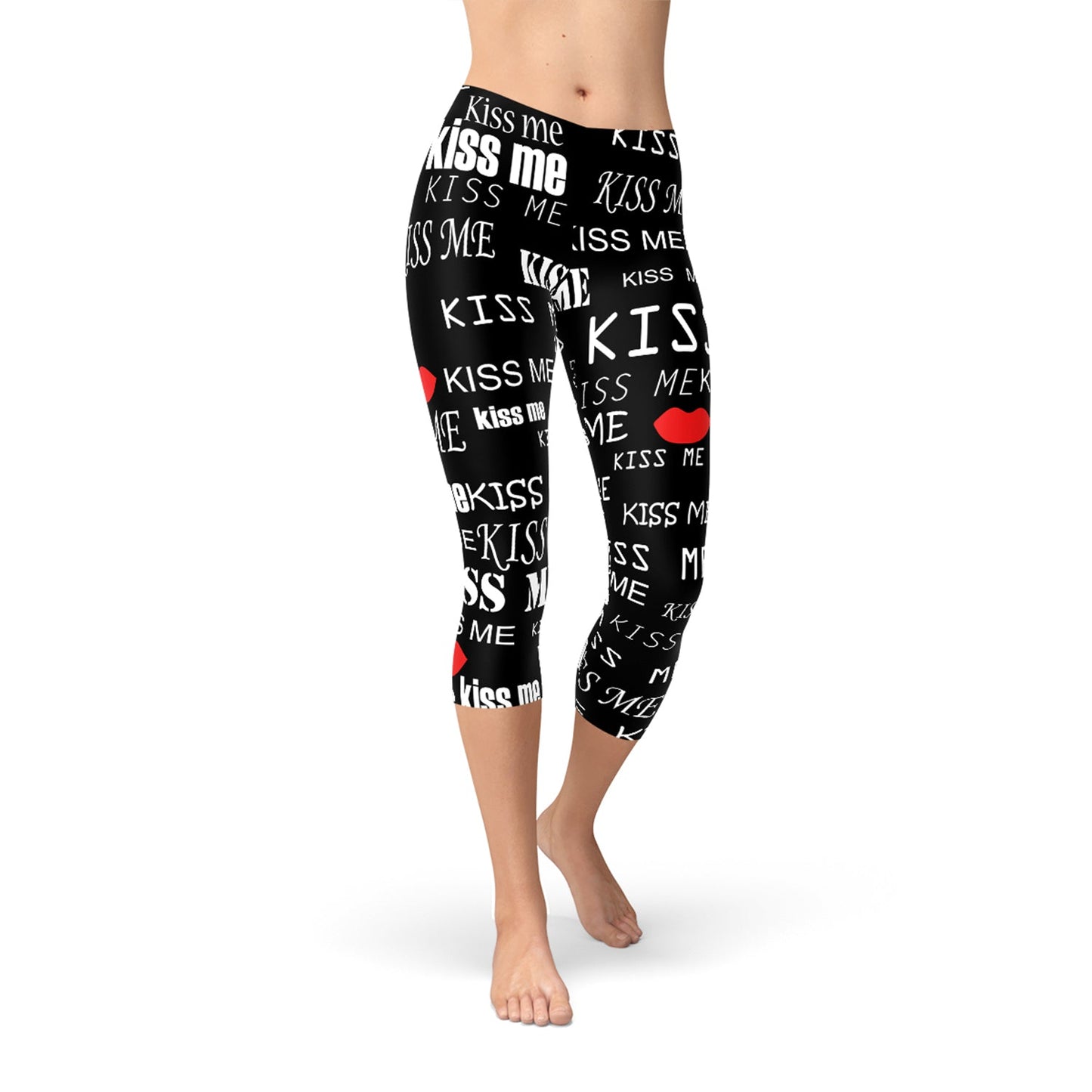 Kiss Me Black Capri Leggings - Anna's Shop