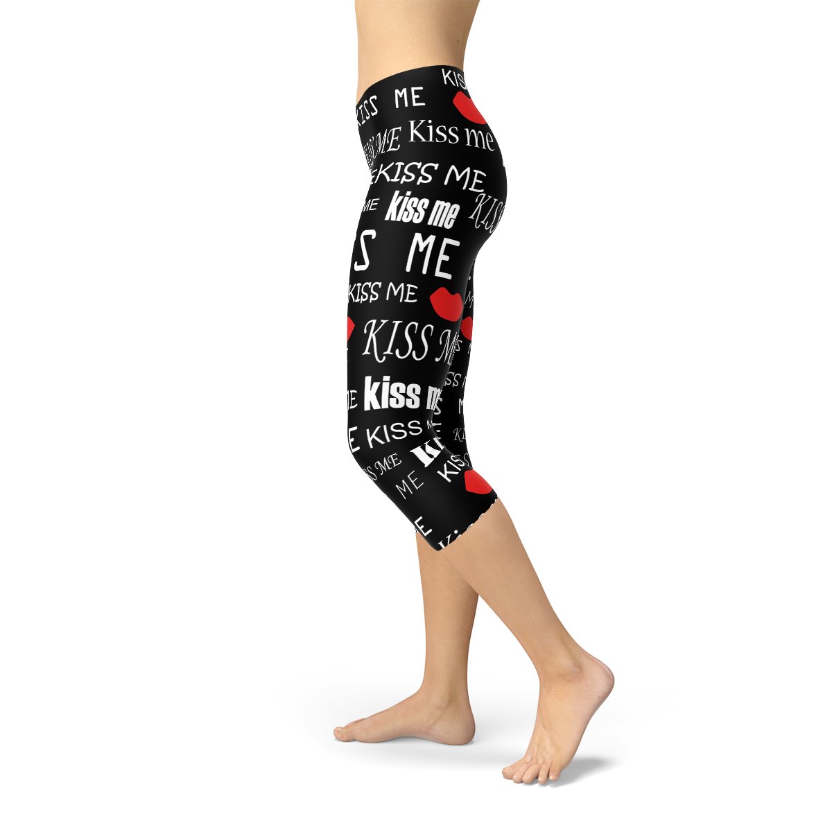 Kiss Me Black Capri Leggings - Anna's Shop