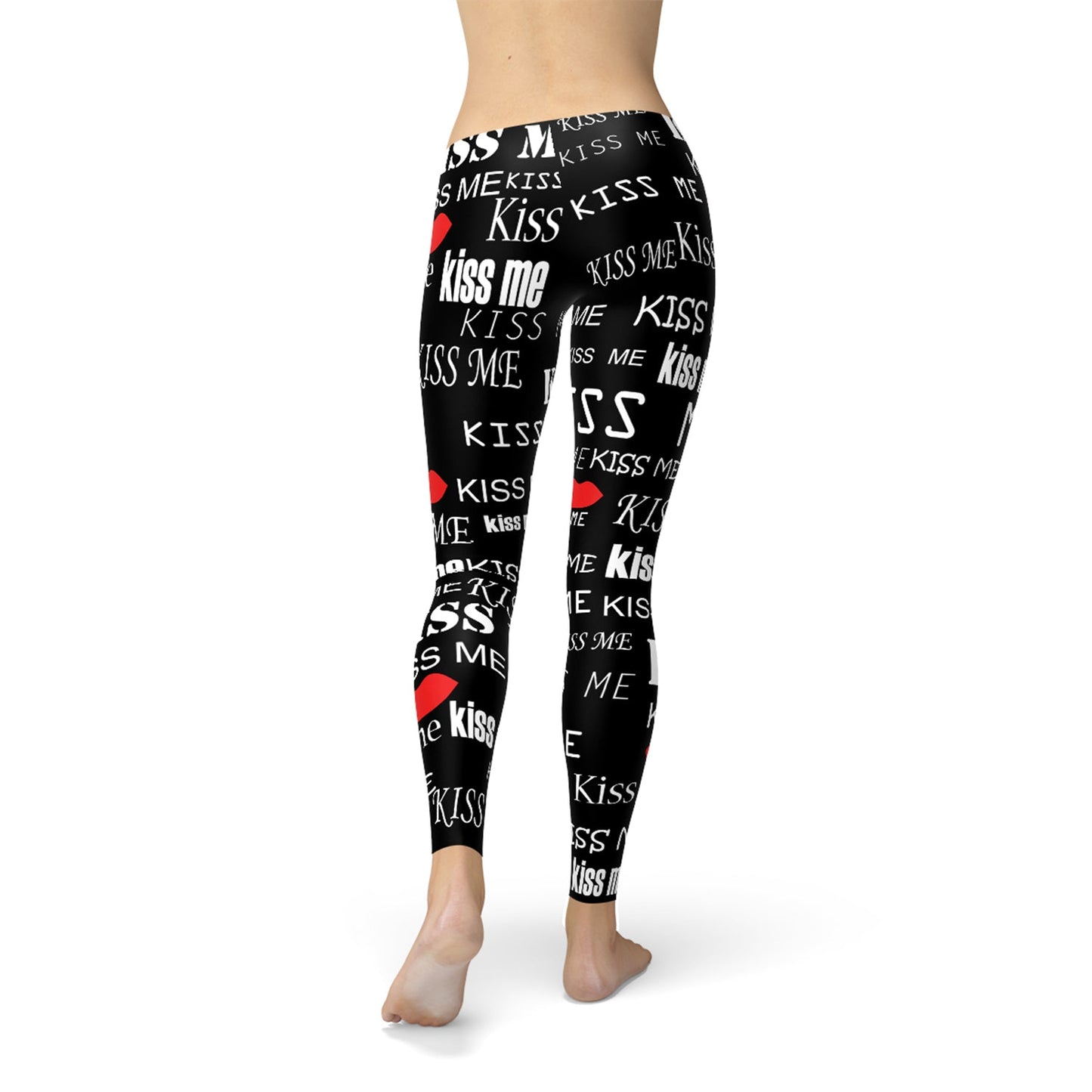 Kiss Me Black Leggings - Anna's Shop