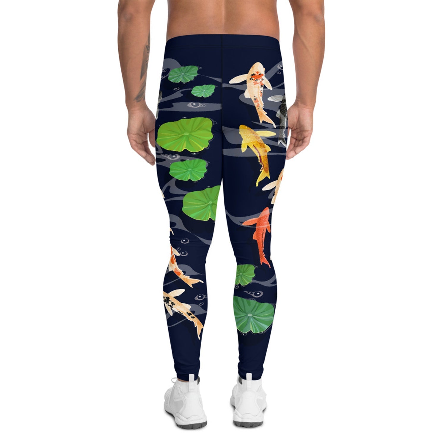 Koi Fish Leggings for Men - Anna's Shop