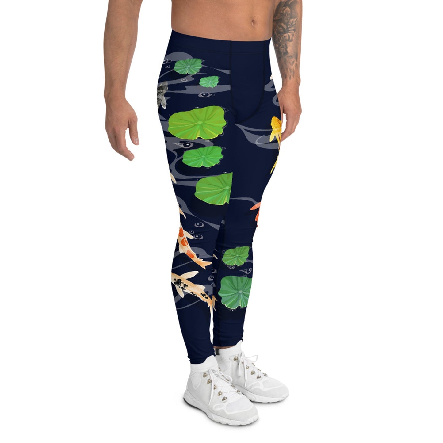 Koi Fish Leggings for Men - Anna's Shop