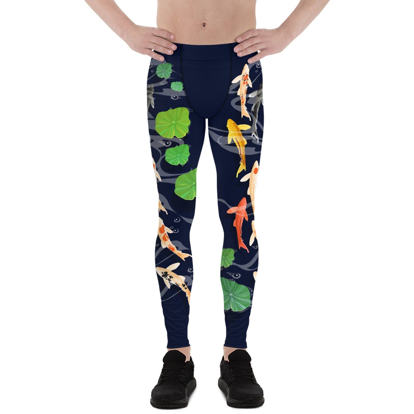 Koi Fish Leggings for Men - Anna's Shop