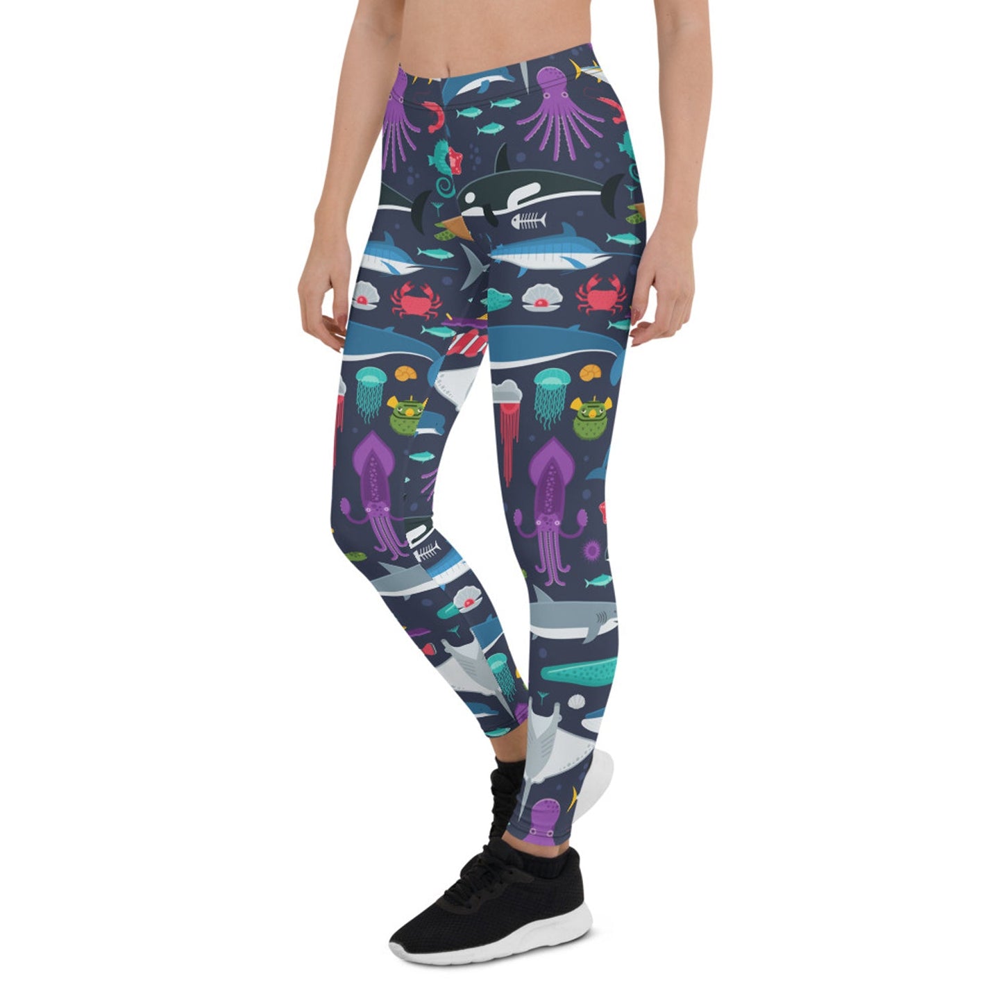 Marine Life Leggings for Women - Anna's Shop