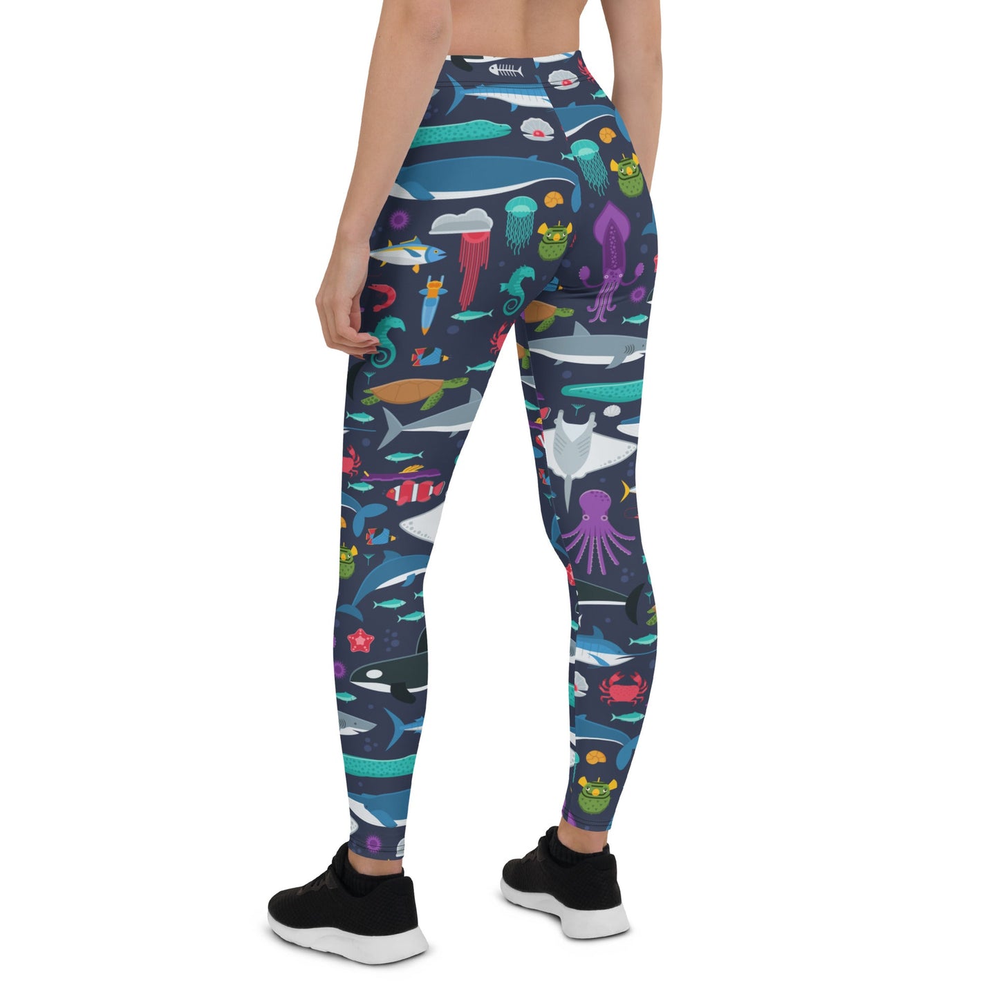 Marine Life Leggings for Women - Anna's Shop