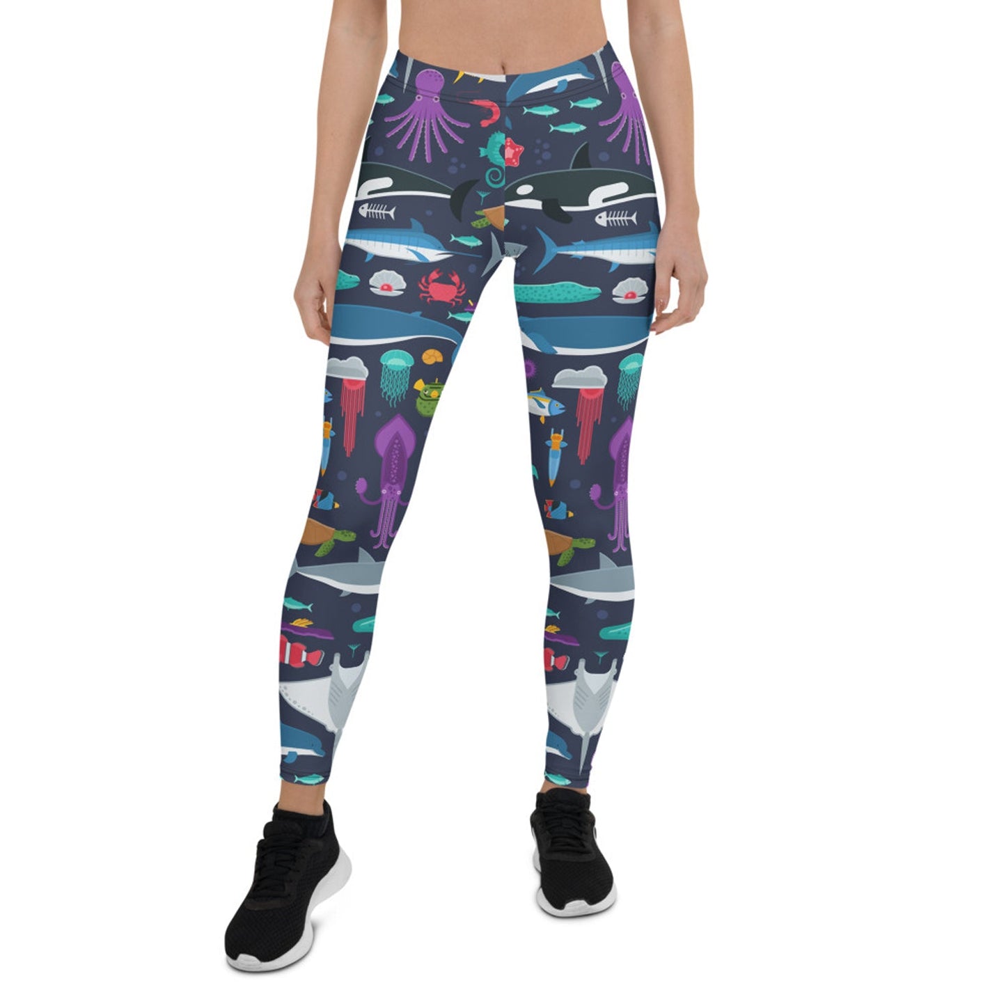 Marine Life Leggings for Women - Anna's Shop