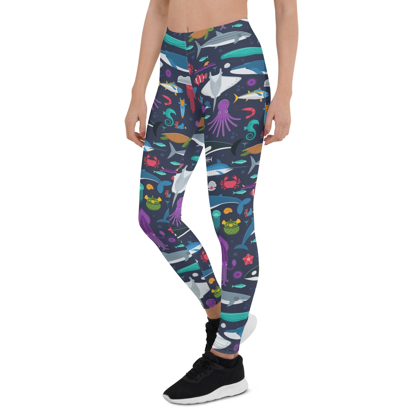 Marine Life Leggings for Women - Anna's Shop