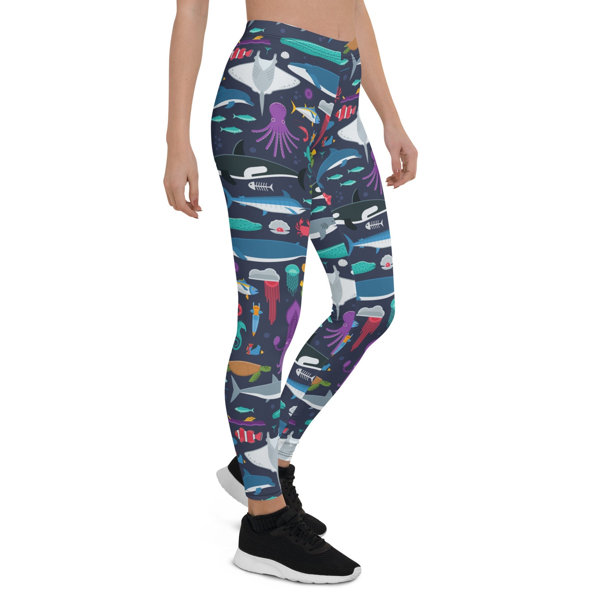 Marine Life Leggings for Women - Anna's Shop