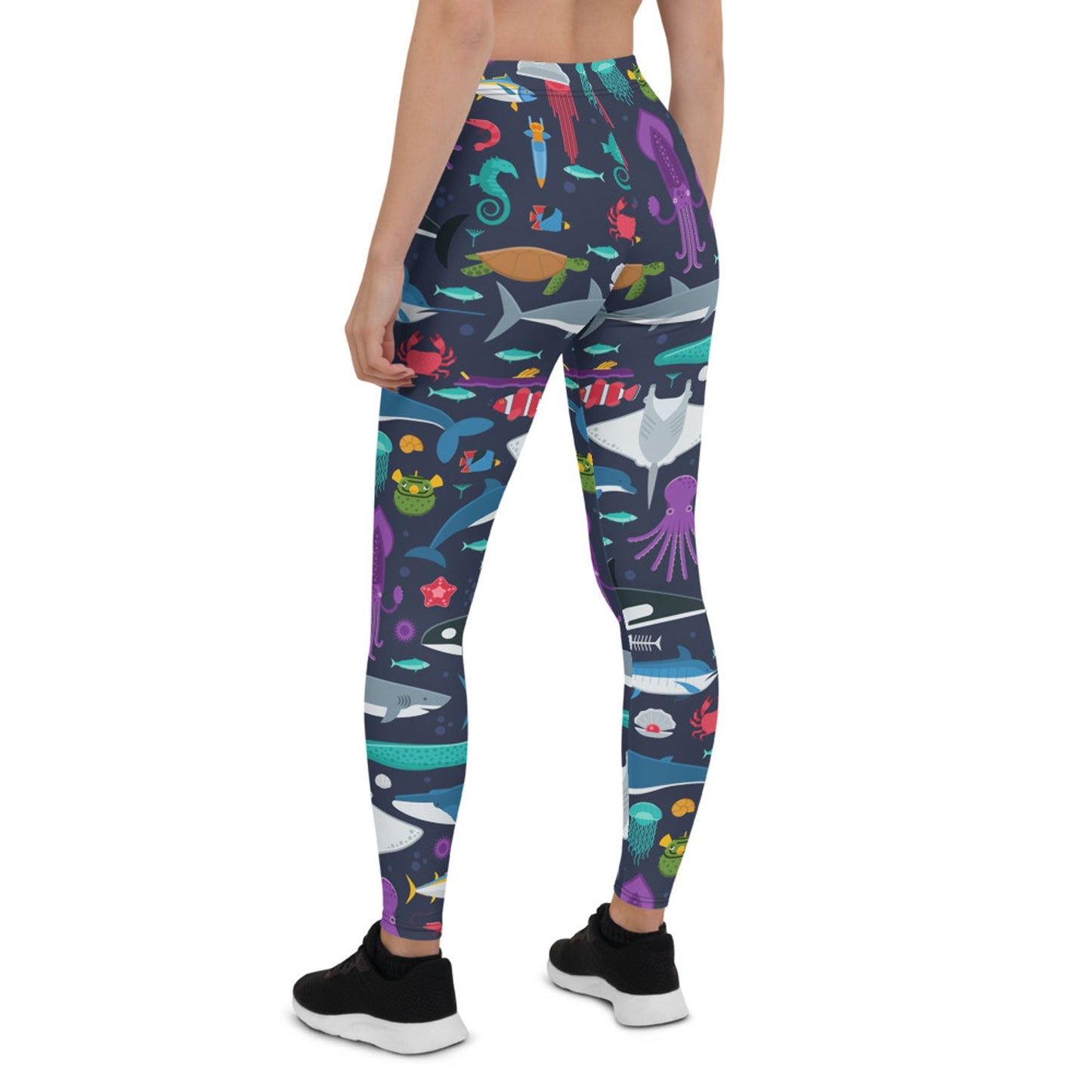 Marine Life Leggings for Women - Anna's Shop