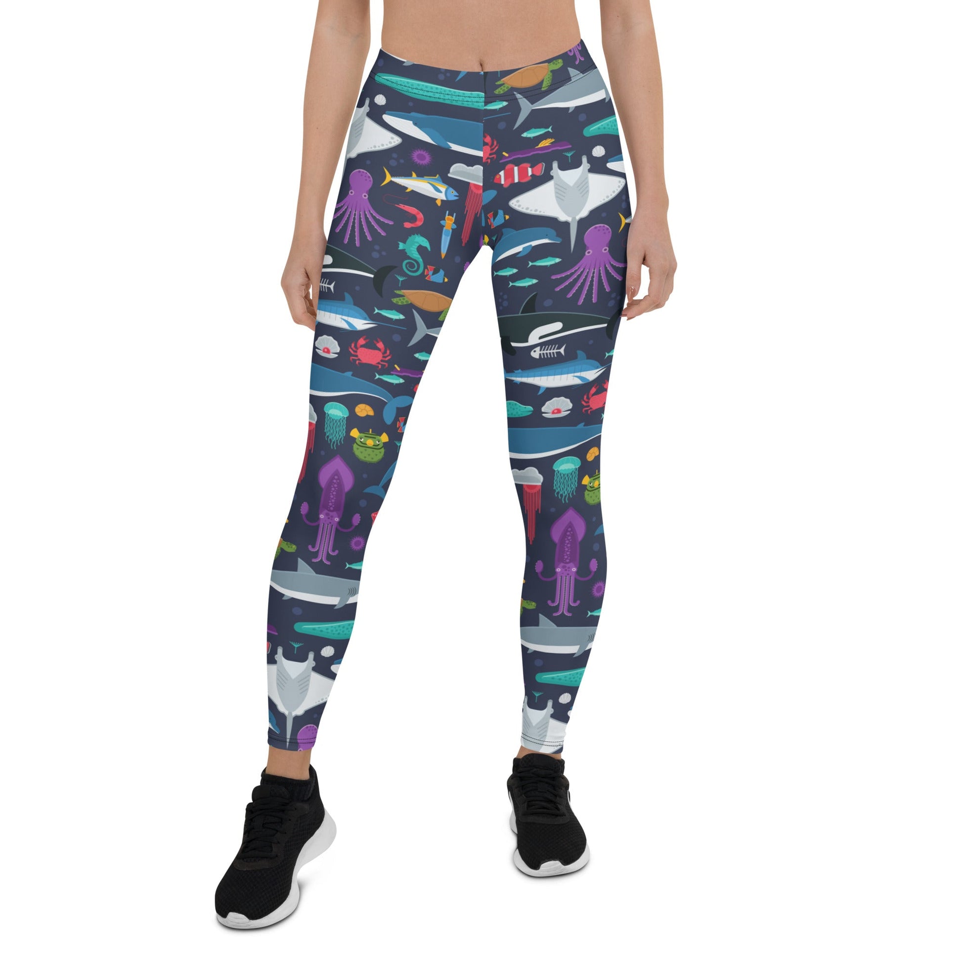 Marine Life Leggings for Women - Anna's Shop