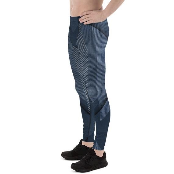 Mens Leggings - Cold Steel Sports Leggings - Anna's Shop