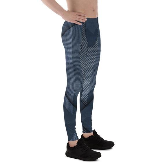 Mens Leggings - Cold Steel Sports Leggings - Anna's Shop