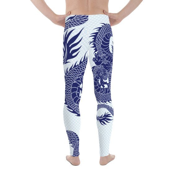 Mens Leggings - Dragon Leggings with Scales - Anna's Shop