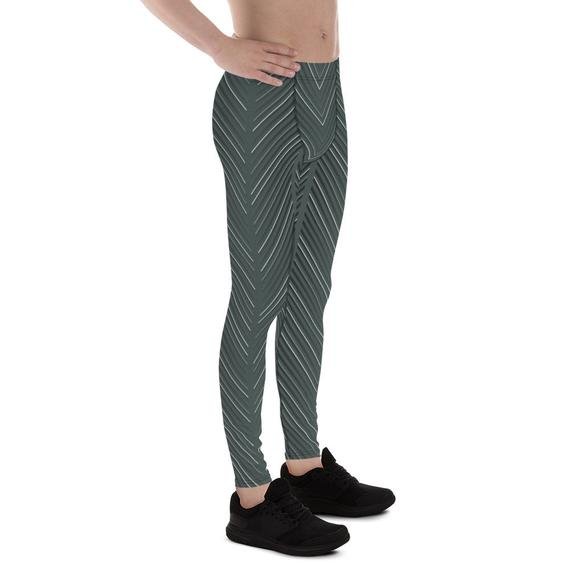 Mens Leggings - Sports Stripes Leggings - Anna's Shop