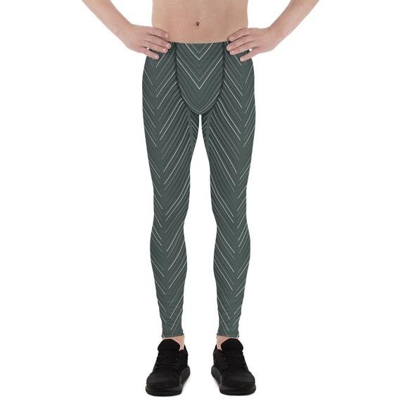 Mens Leggings - Sports Stripes Leggings - Anna's Shop