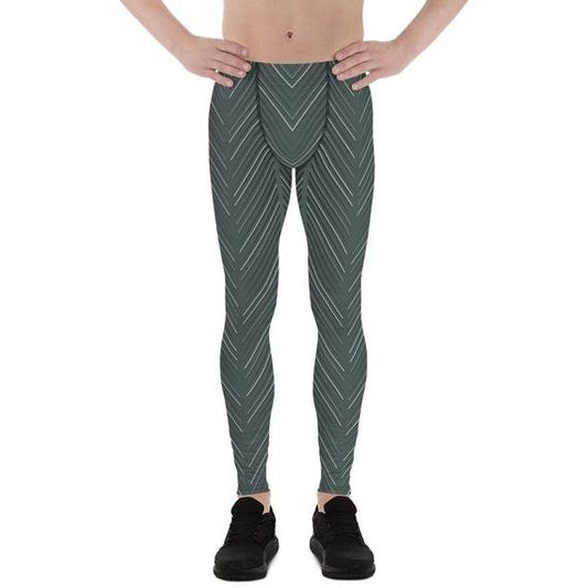 Mens Leggings - Sports Stripes Leggings - Anna's Shop