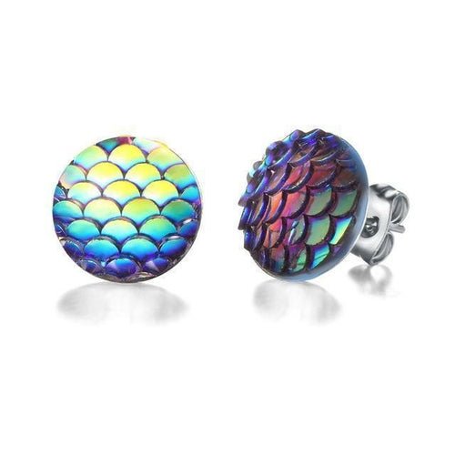 Mermaid Stud Earrings - Anna's Shop