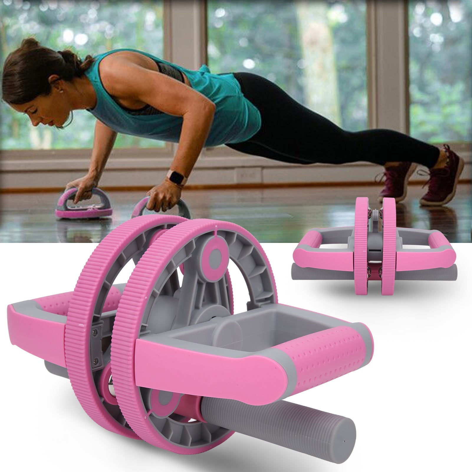 Multifunctional Abdominal Wheel Pull Strap Gym Fitness Training Set - Anna's Shop