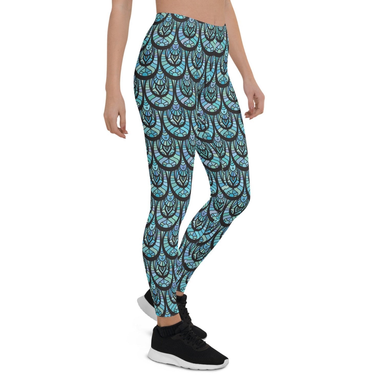 Ocean Mermaid Leggings for Women - Anna's Shop