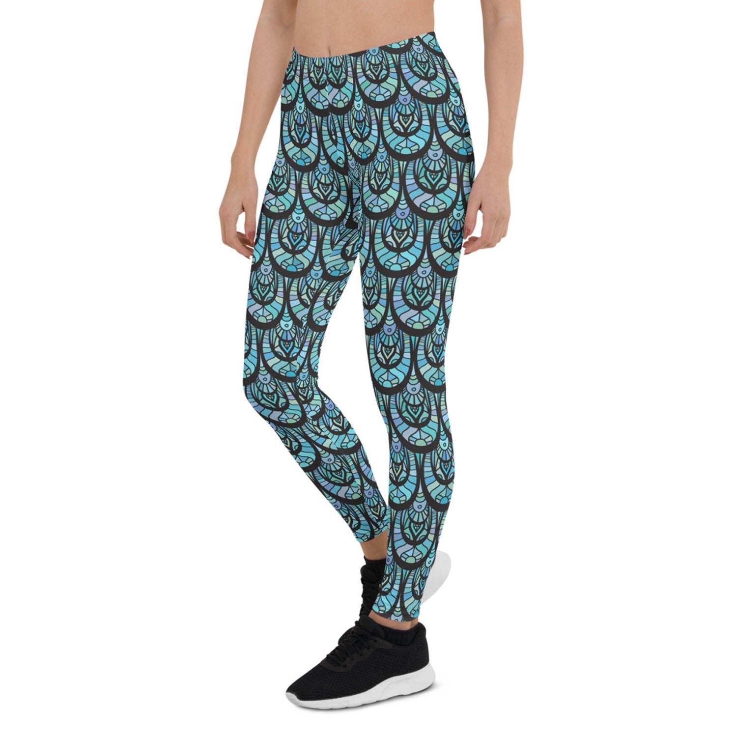 Ocean Mermaid Leggings for Women - Anna's Shop