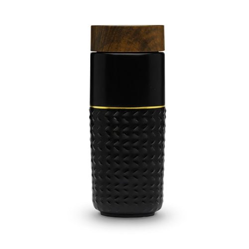 One - O - One / Free Soaring Gold Line Ceramic Tumbler - Anna's Shop