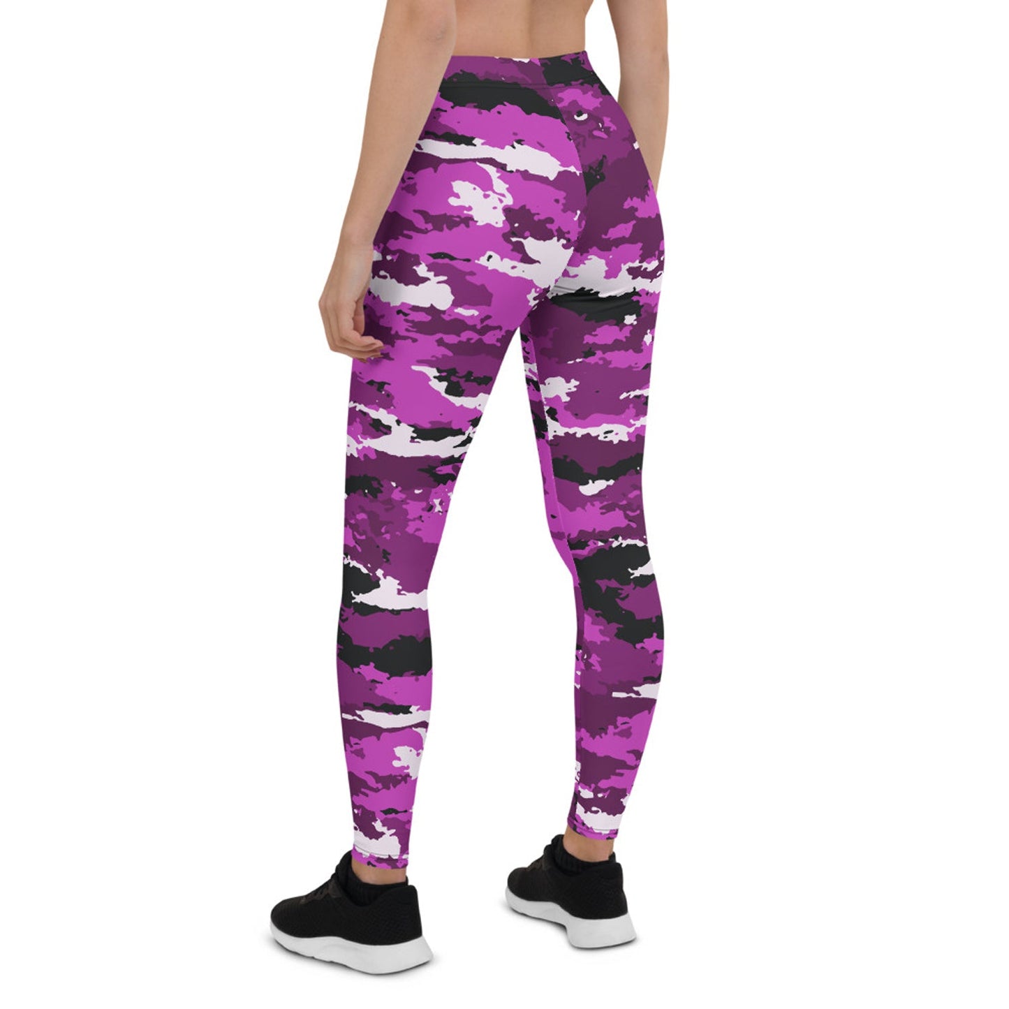 Pink and Purple Camo Leggings for Women - Anna's Shop