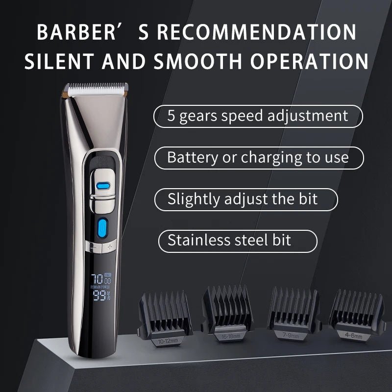 Professional Hair Clippers for Men Electric Hair Trimmer Hair Cutting - Anna's Shop