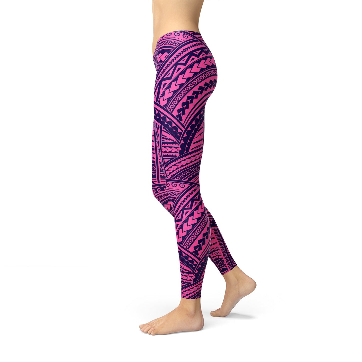 Purple Maori Leggings - Anna's Shop