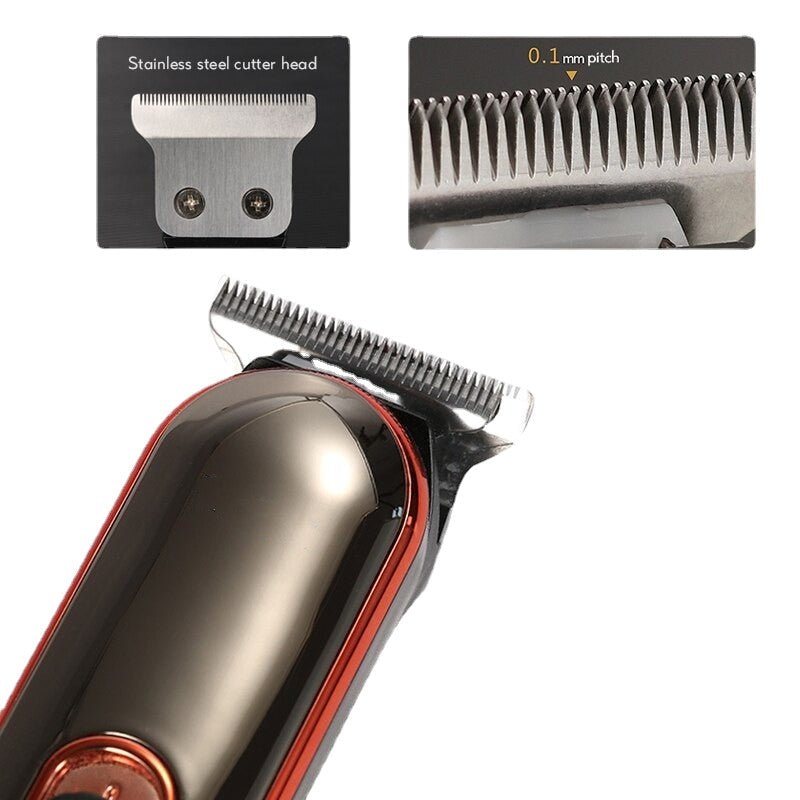 Rechargeable Electric Hair Clipper for Men Titanium Ceramic Blade - Anna's Shop