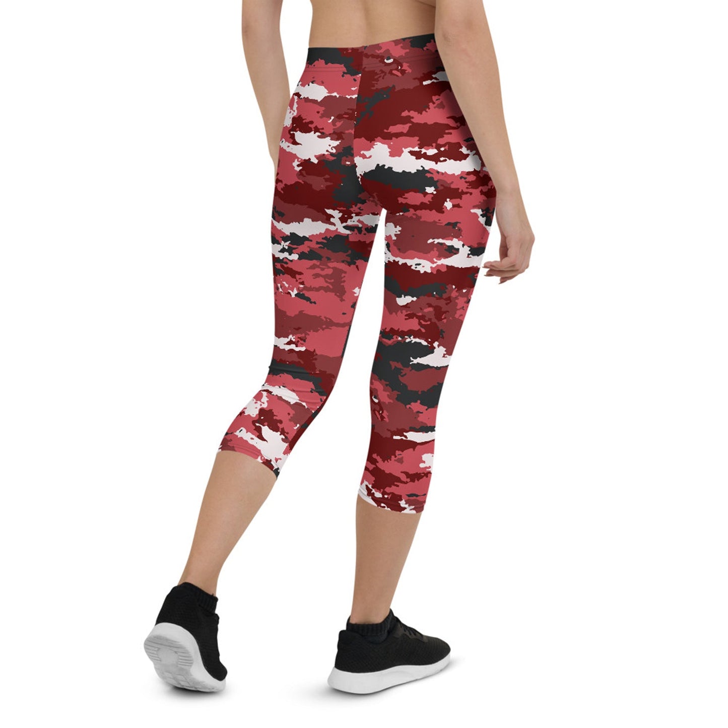 Red Camo Capri Leggings - Anna's Shop