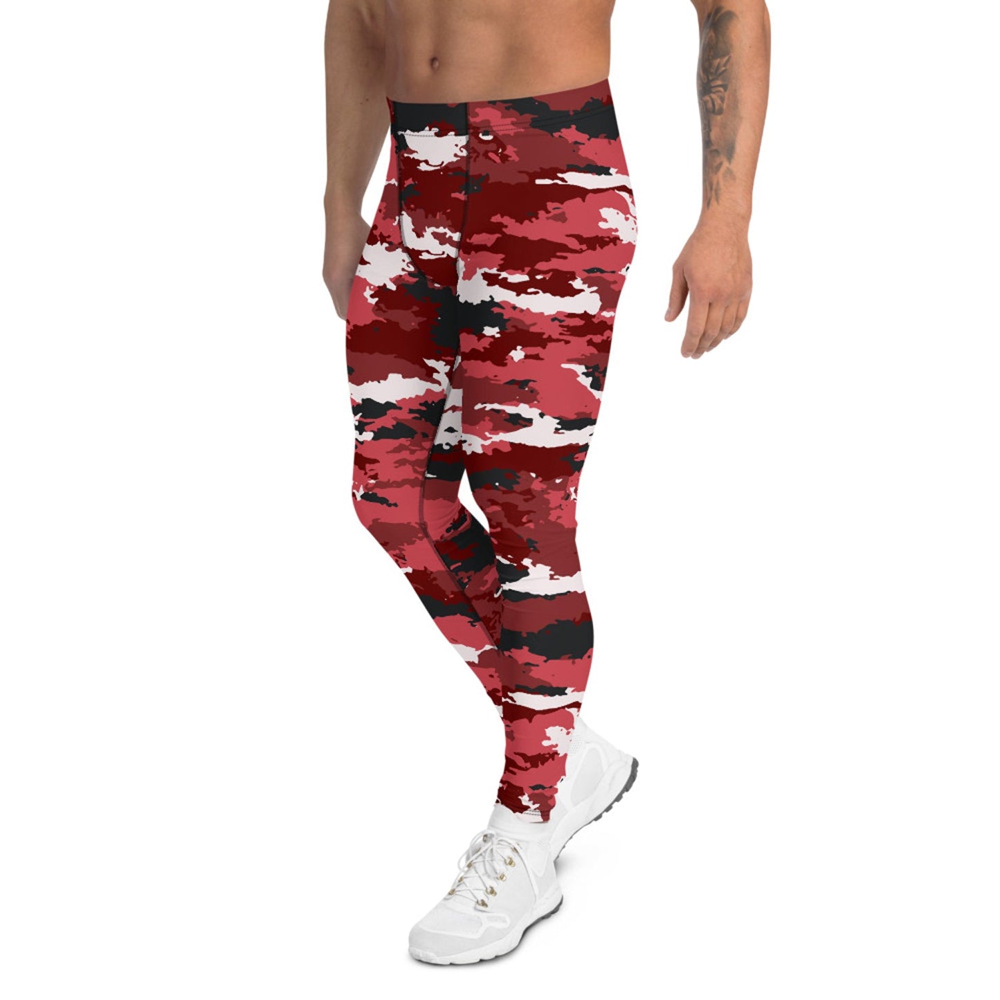 Red Camo Leggings for Men - Anna's Shop