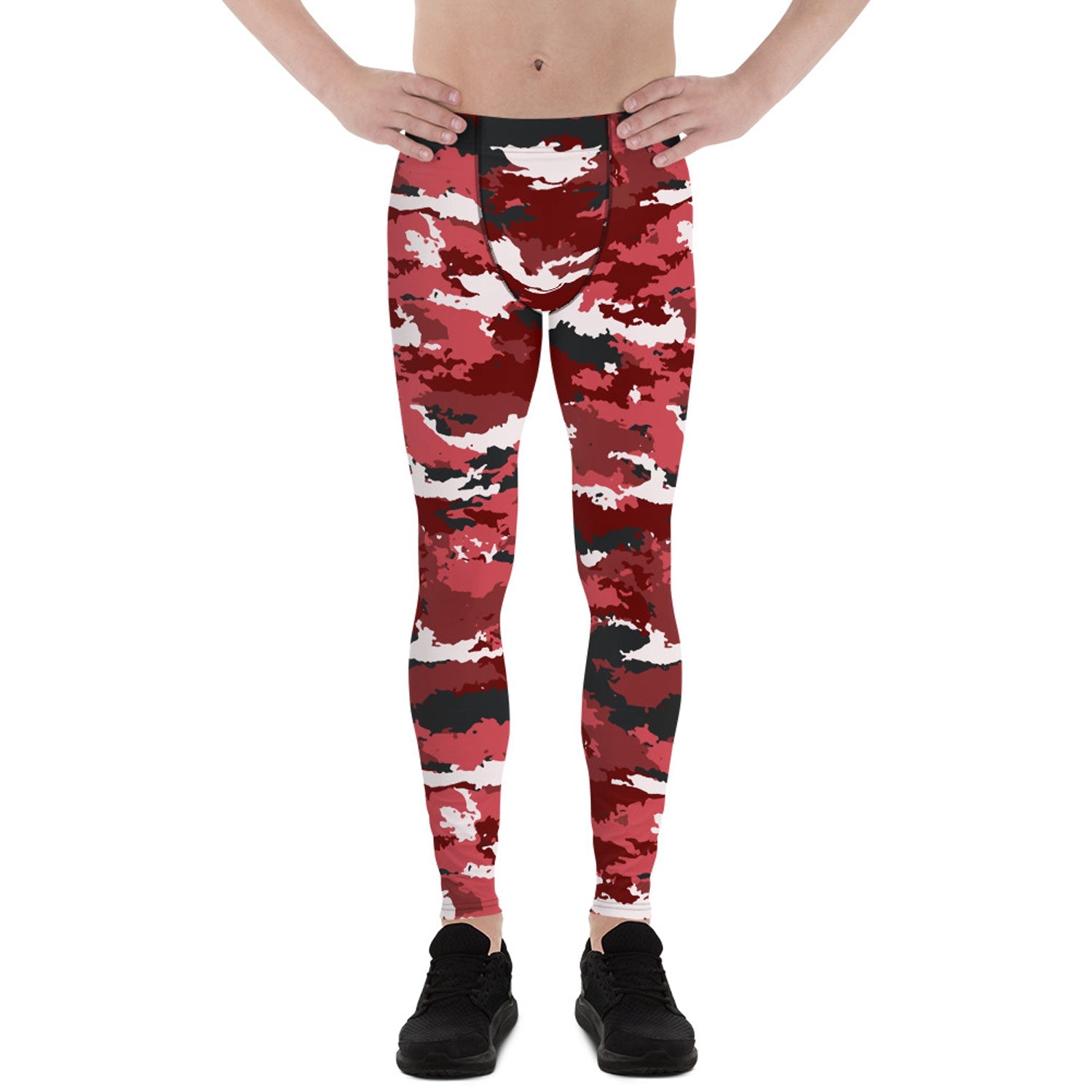 Red Camo Leggings for Men - Anna's Shop